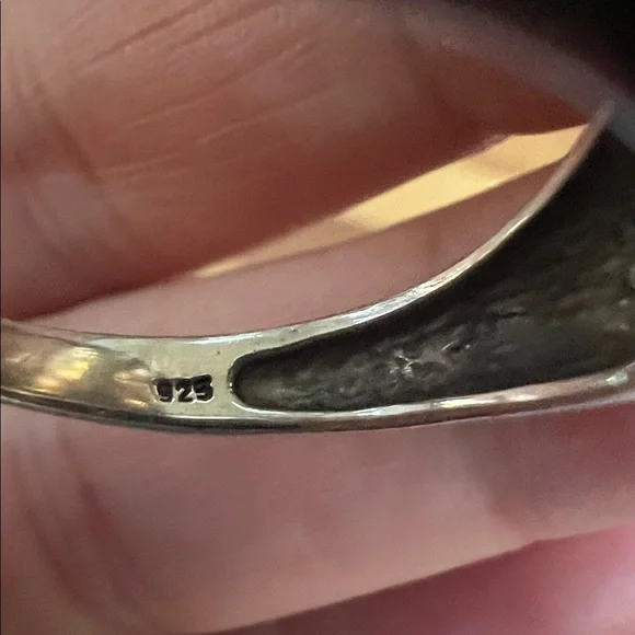 Vintage Sterling Silver 3D Rose Ring - Picture 4 of 7